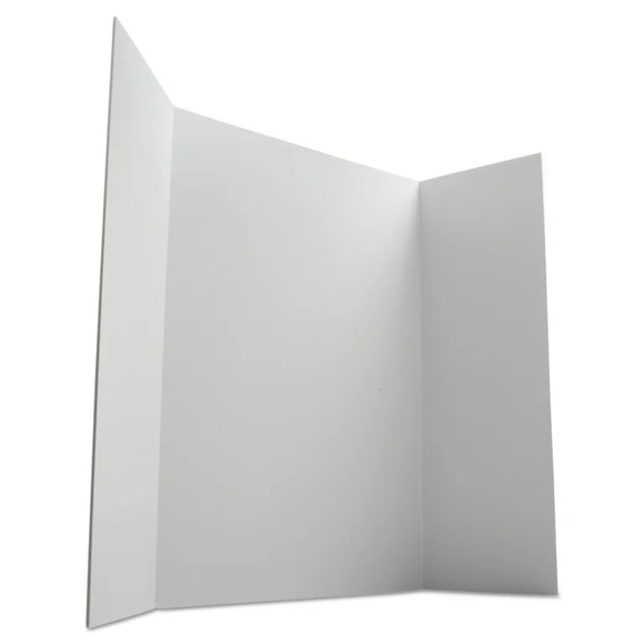 Elmer's Tri-fold Foam Display Board White NWT - Picture 3 of 4